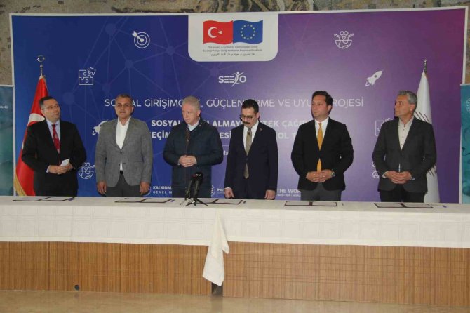 Sosyal Girişimcilik, Güçlendirme Ve Uyum Projesi Protokolü İmzalandı