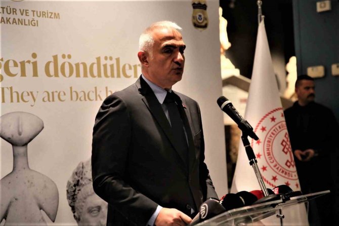 Bakan Ersoy: "Abd İle Yapılan Protokol Gereği Yurt Dışına Kaçırılan Eserler Alıcı Bulamaz Hale Geldi"