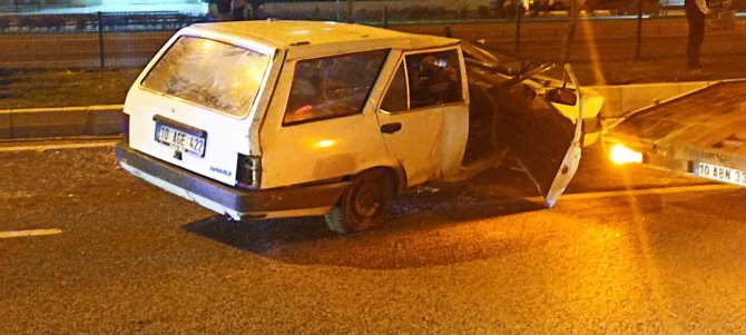 Kontrolden Çıkan Otomobil Takla Attı, 1 Kişi Yaralandı