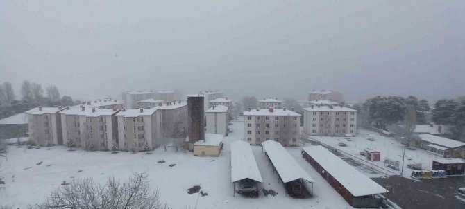 Yağan Karla Beyaza Bürünen Bitlis Havadan Görüntülendi