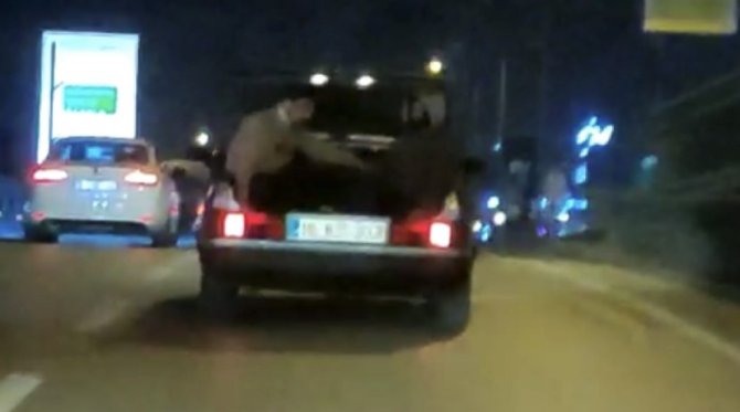 Bursa’da Ölüme Böyle Meydan Okudular, O Anlar Kamerada
