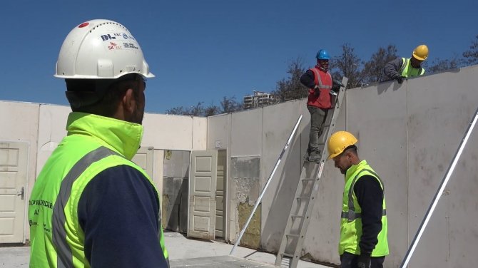 Bin 152 Yataklı Konteyner Yaşam Merkezinde Sona Doğru: Çalışmaların Büyük Bölümü Tamamlandı