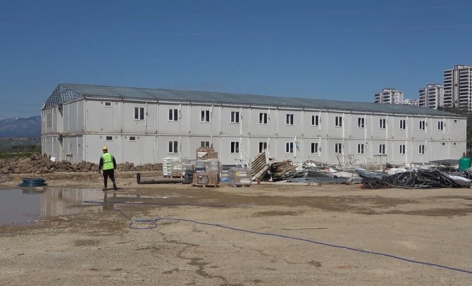 Bin 152 Yataklı Konteyner Yaşam Merkezinde Sona Doğru: Çalışmaların Büyük Bölümü Tamamlandı