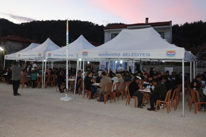 Marmaris’te İkinci İftar Çetibeli Mahallesi’nde Gerçekleşti