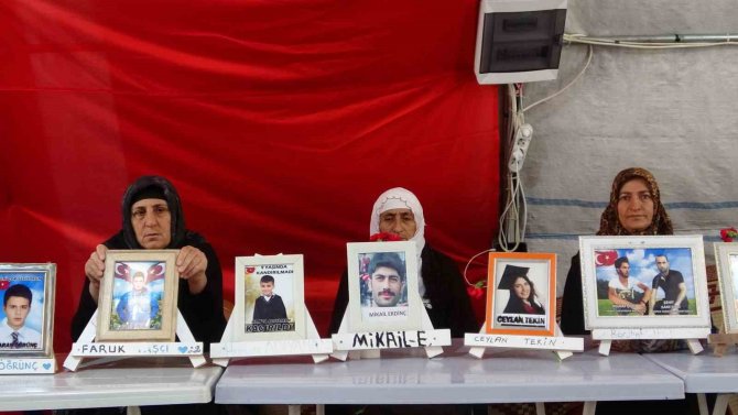 Evlat Nöbetindeki Aileler, Hdp’lilerin Kendi Çocuklarını Dağa Götürmeleri Çağrısında Bulundu