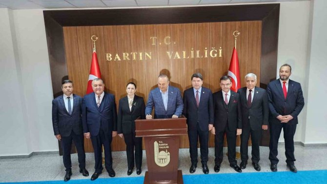 Dışişleri Bakanı Mevlüt Çavuşoğlu Bartın’da