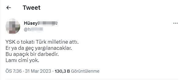 Ysk Üyelerini Hedef Gösteren Paylaşımlara İlişkin Soruşturma