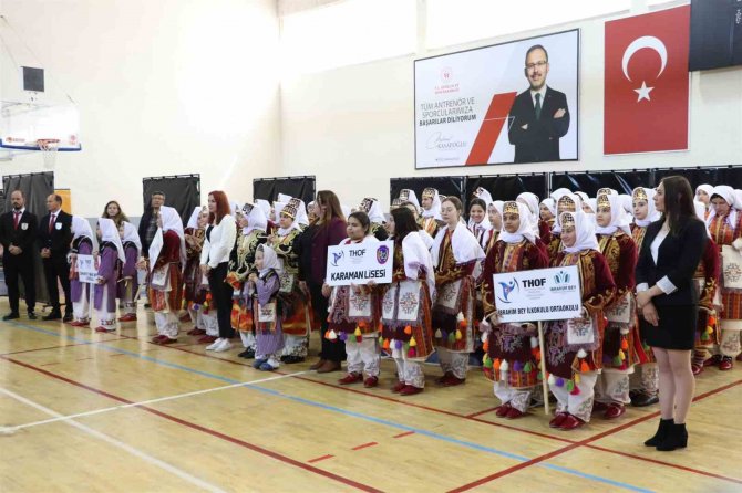 Karaman’da Halk Oyunları İl Birinciliği Yarışması