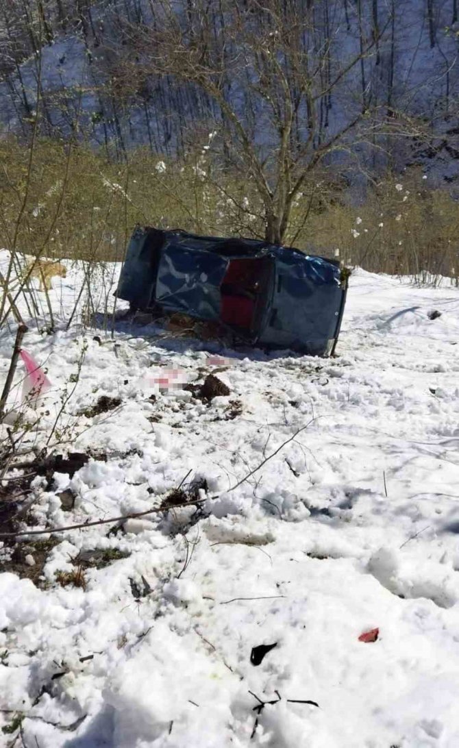 Gizli Buzlanmayı Fark Etmedi, Kayarak Uçuruma Yuvarlandı