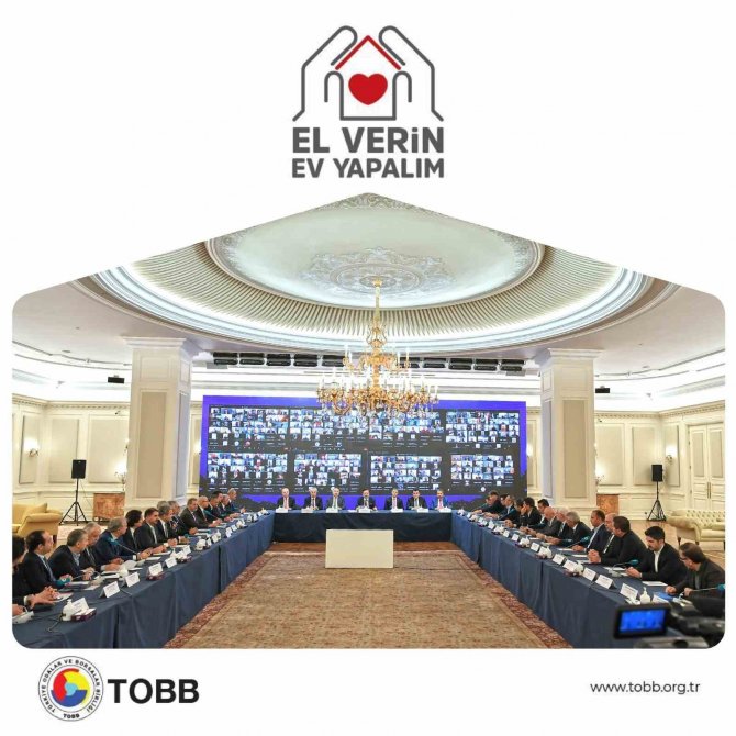 Tobb, 1 Milyar Lira Destekle Deprem Bölgesi İ̇çin Konut Seferberliği Başlattı