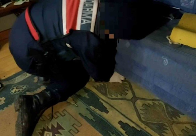 ’Kaput’ Kanepeye Gizlenmiş Uyuşturucu Tespit Etti