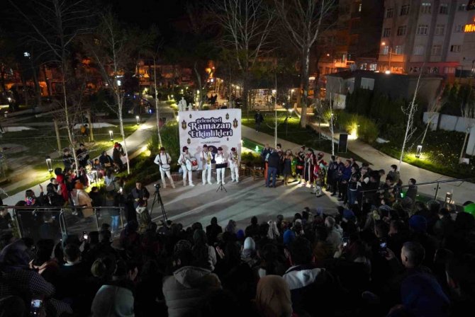 ‘Geleneksel Ramazan Etkinlikleri’ Atatürk Parkında Başladı