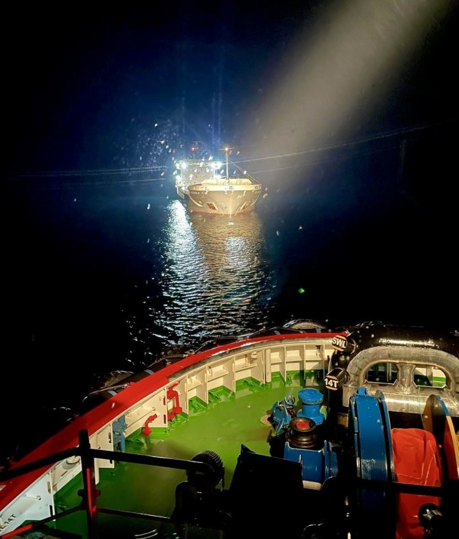Çanakkale Boğazı’nda Kuru Yük Gemisi Makine Arızası Yaptı