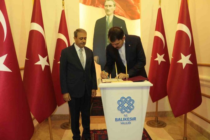 Çevre, Şehircilik Ve İ̇klim Değişikliği Bakanı Murat Kurum Balıkesir’de