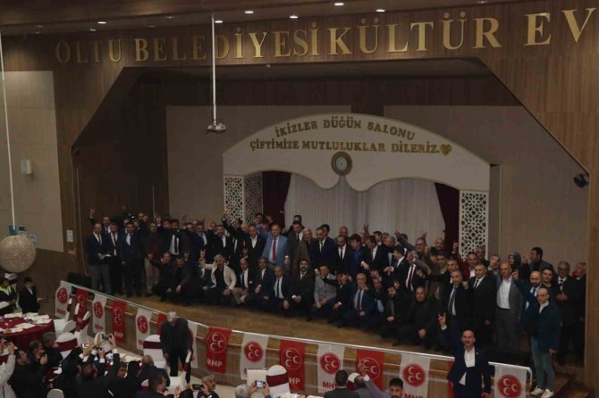 Mhp Oltu Teşkilatı ‘Cumhur İ̇ftar Yemeği’ Verdi