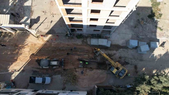 Saruhanlı’nın 23,5 Milyon Tl’lik Prestij Projesinde Altyapı Çalışmaları Tamamlandı