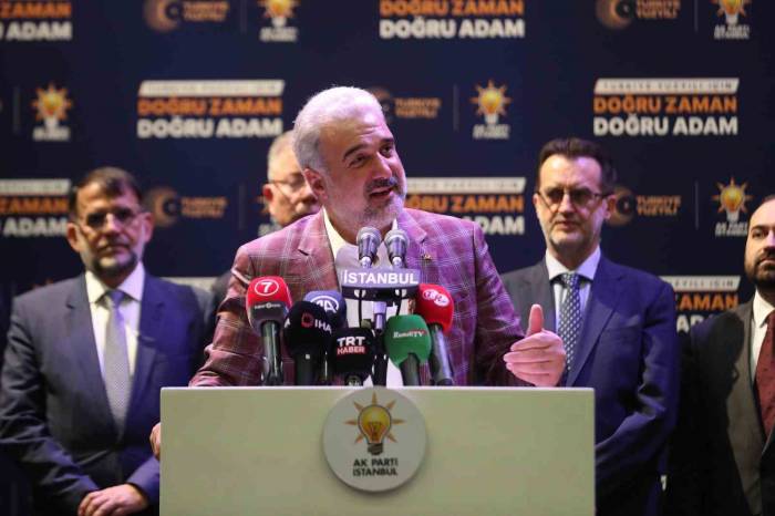 Ak Parti İstanbul İl Başkanı Osman Nuri Kabaktepe: Türkiye Cumhuriyetindeki Vatandaşlarımızla Bağımız Ne İse Balkan Coğrafyasındaki Vatandaşlarımız İle Olan Bağımız Da Odur