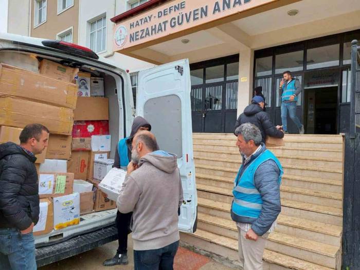 Zonguldak’tan Hatay’a 410 Adet Ramazan Kolisi Desteği