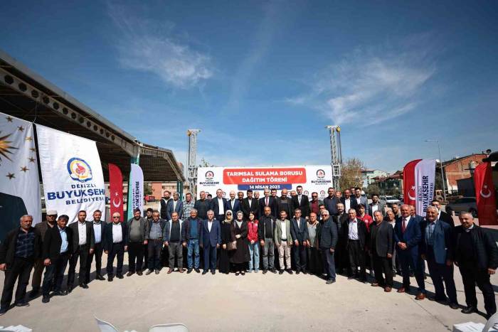 Denizli Büyükşehirden Tarımsal Sulamaya Büyük Destek