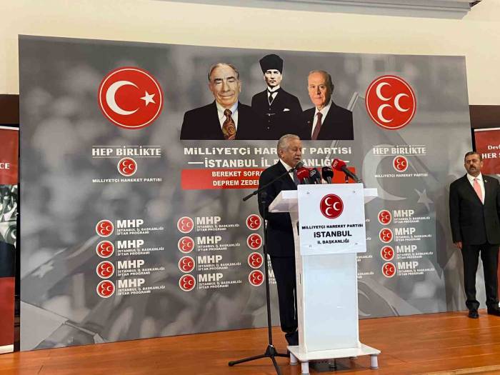 Mhp, İstanbul’da Depremzedeler İçin İftar Programı Düzenledi