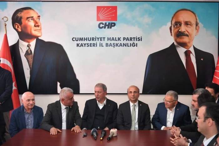 Bakan Akar, Chp Ve İyi Parti İl Başkanlıklarını Ziyaret Etti