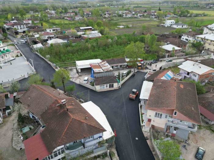 O Mahalleye 3 Bin 400 Ton Asfalt Serimi Yapıldı