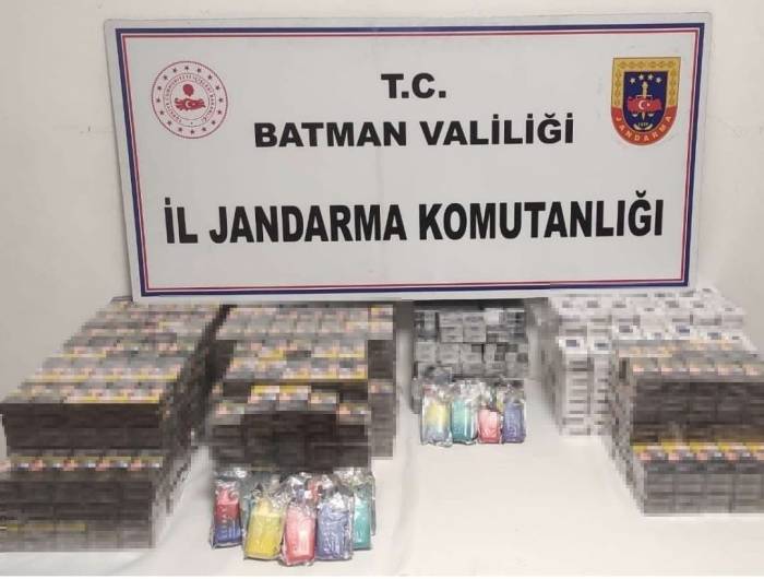 Batman’da 12 Bin 113 Paket Kaçak Sigara Ele Geçirildi