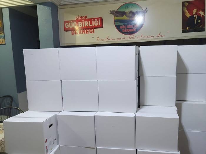 Sinop Güç Birliği Derneği, Ramazan’da Bin 250 Aileye Ulaştı