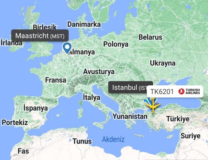 Thy’ye Ait Kargo Uçağı Arıza Nedeniyle İstanbul’a Geri Döndü