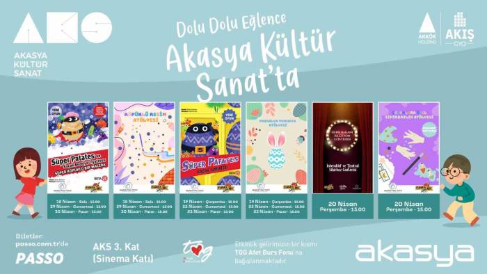 Akasya’nın Nisan Ayı Etkinlik Programı Belli Oldu