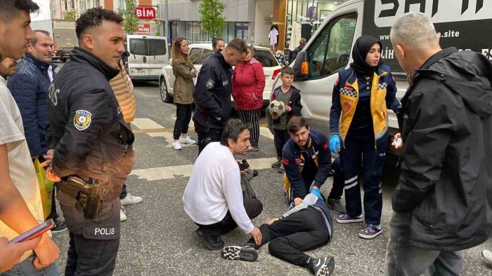 Çorlu’da Korkutan Kaza: O Anlar Kameraya Yansıdı