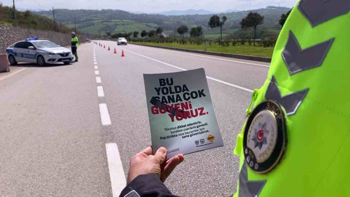 Sinop’ta Ramazan Bayramı Trafik Denetimleri