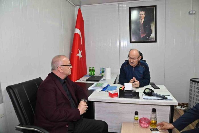 Başkan Ergün, Hatay’da Vali Karadeniz İle Bir Araya Geldi