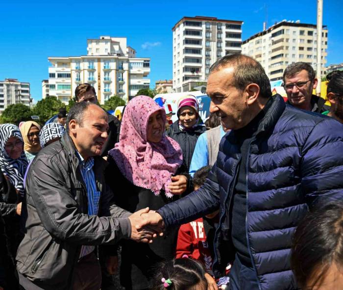 Vali Yavuz, Deprem Zamanında Olduğu Gibi Bayramın İlk Gününde De Kahramanmaraş’ta