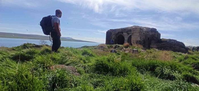 Doğaseverler Van Gölü’nün En Büyük Adasını Gezdi