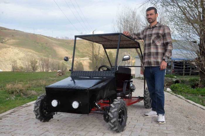 Yüksekovalı Çoban Hurdalarla 50 Kilometre Hız Giden Araba Yaptı