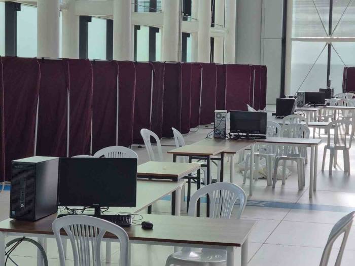 İstanbul Havalimanı’nda Seçim Sandıkları Kuruldu