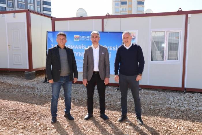 Marmaris Belediyesi’nden Malatya’ya Konteyner Desteği