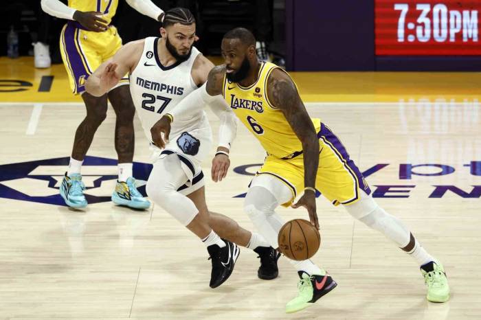 Lakers, Grizzlies’ı Yenerek Seride 3-1 Öne Geçti