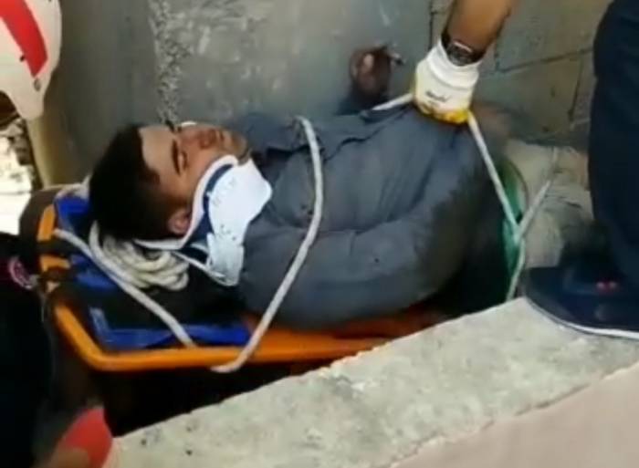 Şanlıurfa’da 3’üncü Kattan Havalandırma Boşluğuna Düşen Kişiyi İtfaiye Ekipleri Kurtardı