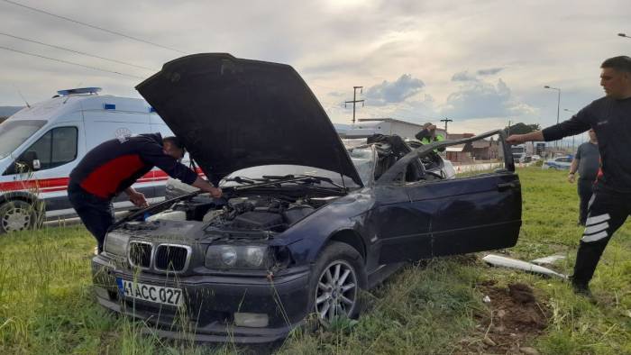 Erbaa’da Trafik Kazası: 2 Yaralı