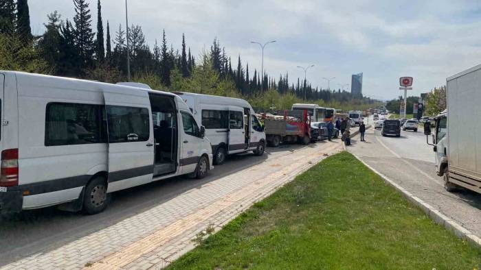 Gaziantep’te Zincirleme Trafik Kazası: 1 Yaralı