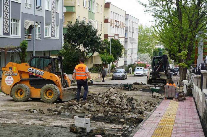 Atakum’da Parke Yol Çalışmaları