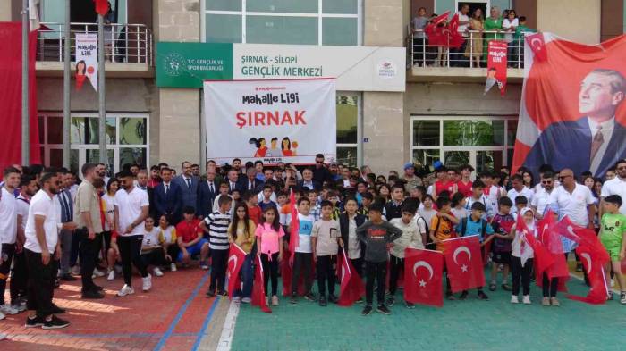 Silopi’de 300 Sporcunun Katıldığı ’mahalle Ligi’ Başladı