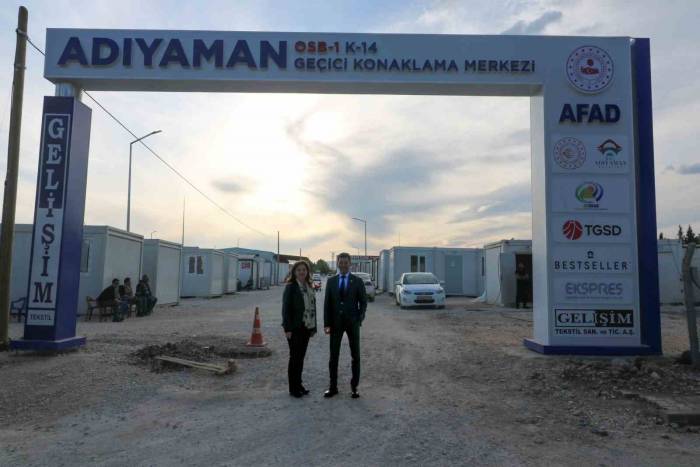 Tgsd’nin Adıyaman’da Kurduğu Bin 200 Kişilik Konteyner Kentte Yaşam Başladı