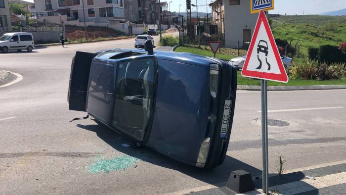 Bandırma’da Trafik Kazası: 1 Yaralı