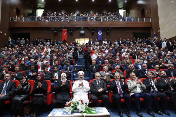 Diyanet İşleri Başkanı Erbaş: “insanlığın Huzur Ve Refahı, Yeryüzünün İmar Ve Islahı İçin Koşturuyoruz”