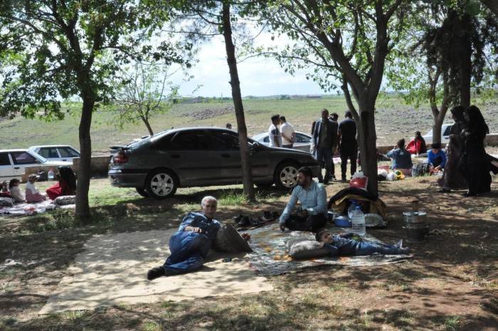 Havaların Isındığı Şanlıurfa’da Vatandaşlar Mesire Alanlarına Akın Etti