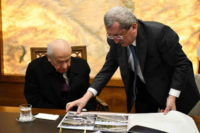 Mhp Lideri Bahçeli, Başkan Vergili İle Görüştü