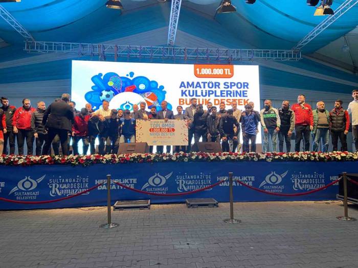 Sultangazi Belediyesi’nden Amatör Spor Kulüplerine 1 Milyonluk Destek